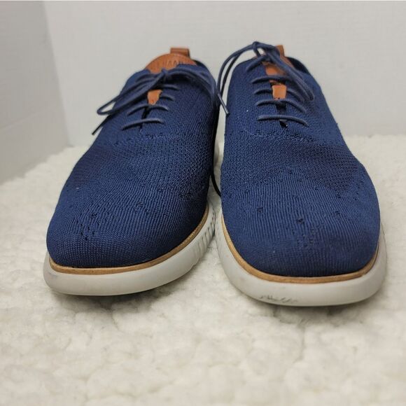 Cole Haan 2.Zerogrand Mens Oxford Shoes Size 15 Navy Stitchlite Wingtip C27562 main image 5